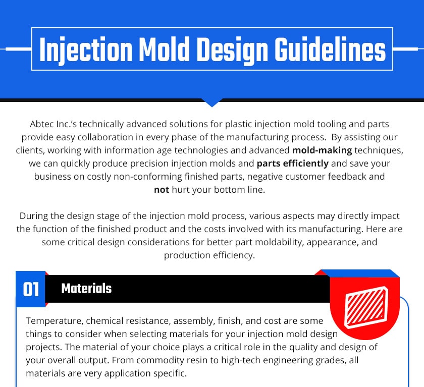 Injection Mold Design Guidelines