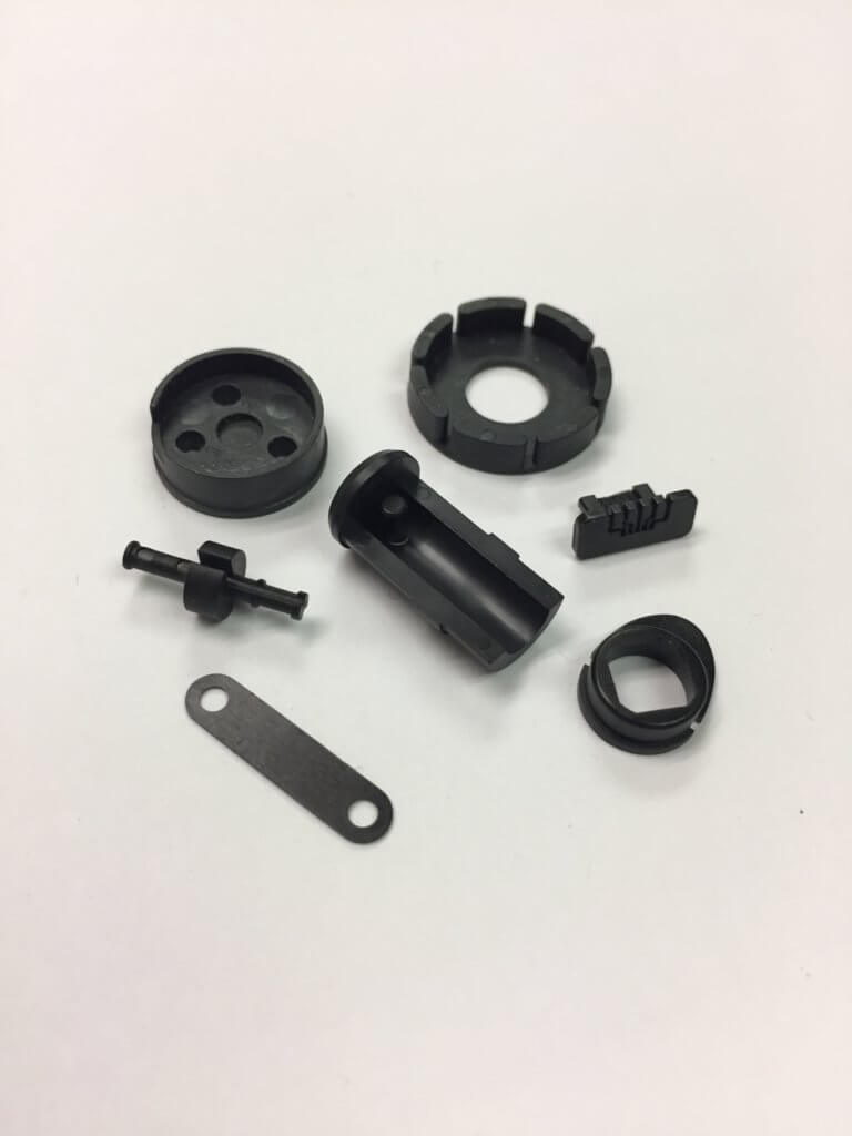 parts and piece made from custom injection molding